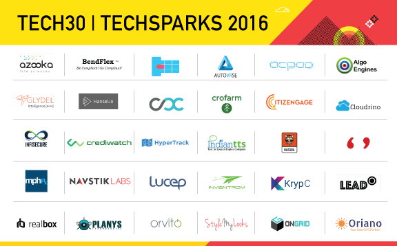 TechSparks Tech30 - 2015, YourStory